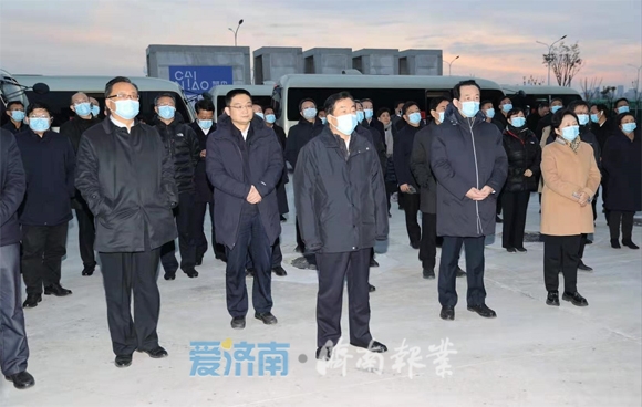 2020年济南全市重点项目建设暨重点工作攻坚年观摩评议活动到钢城莱芜章丘历城考察