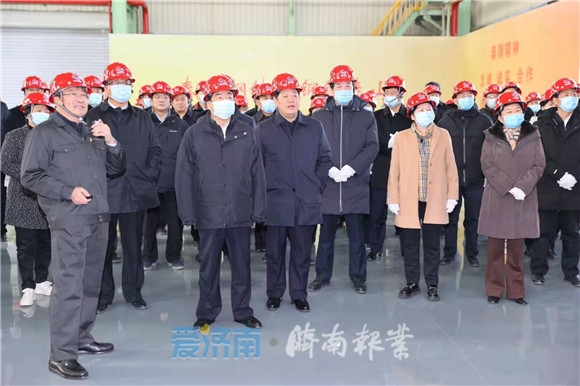 2020年济南全市重点项目建设暨重点工作攻坚年观摩评议活动到钢城莱芜章丘历城考察