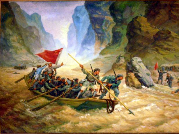 金沙江四渡赤水(1935年1月19日至3月22日)摆脱了敌军的围追堵截,使